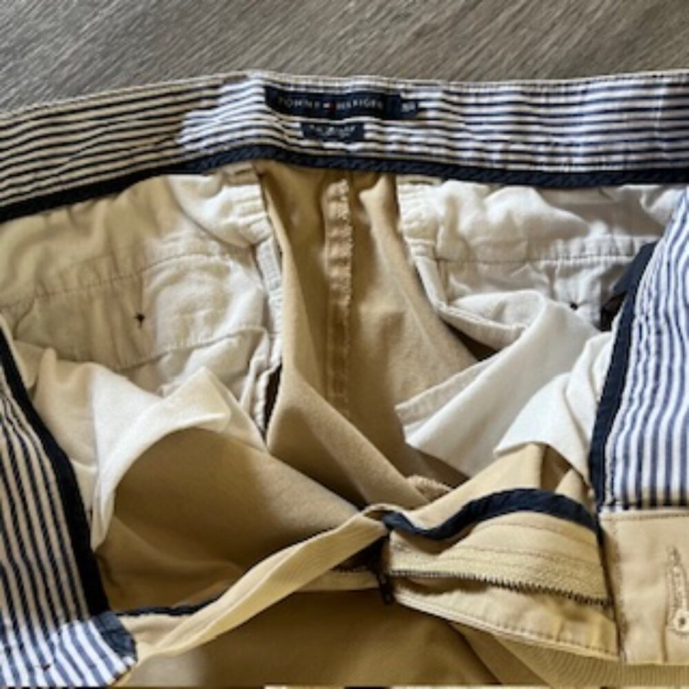 🧡3/15 Tommy Hilfiger Tailored Fit Pants Men's 34/32 - Picture 8 of 9
